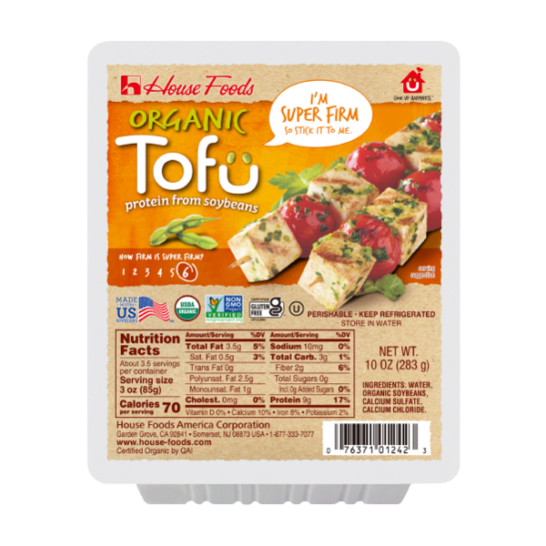 House Foods America Corporation Organic Tofu Super Firm