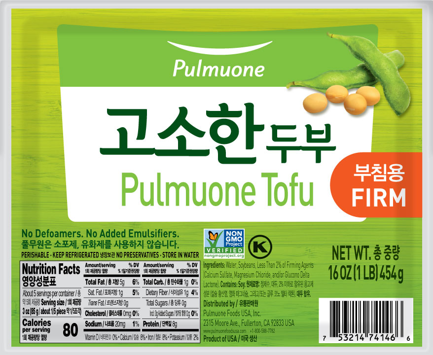 Pulmuone Foods Natural Firm Tofu
