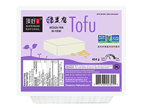 Superior Natural Medium Firm Tofu (454g)