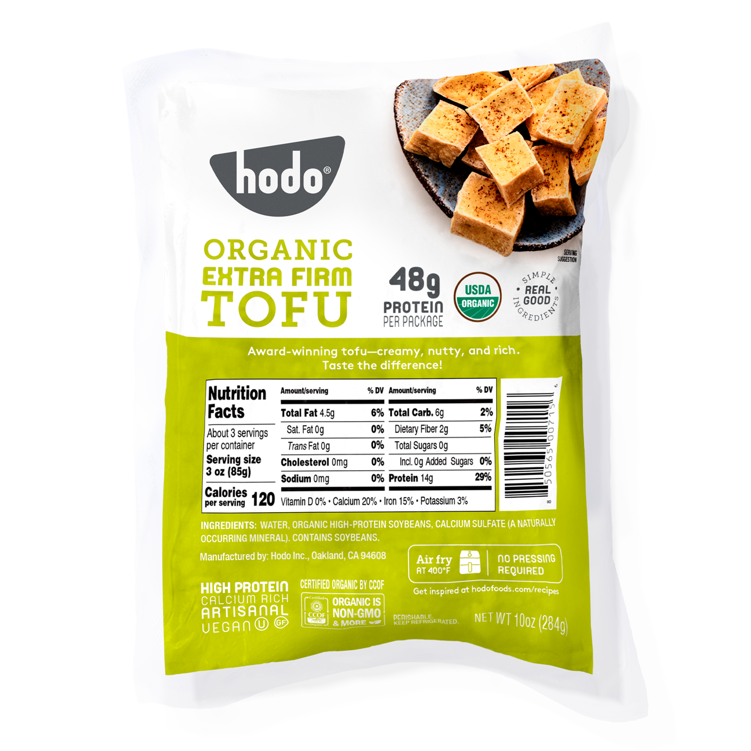 Hodo Foods Organic Extra Firm Tofu