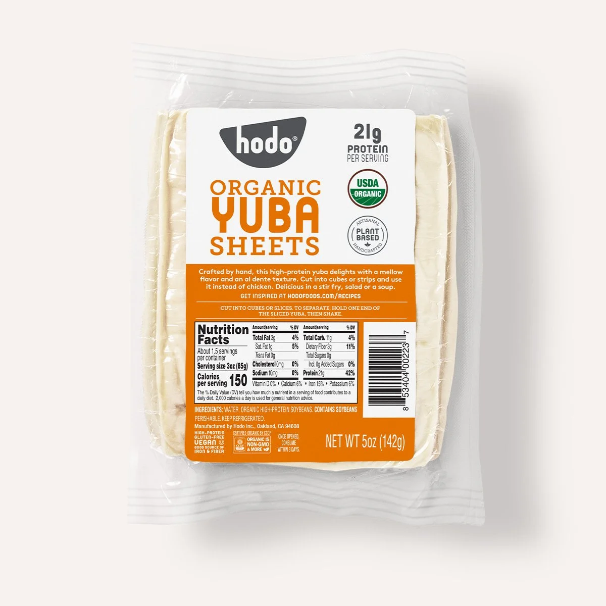 Hodo Foods Organic Yuba Sheets