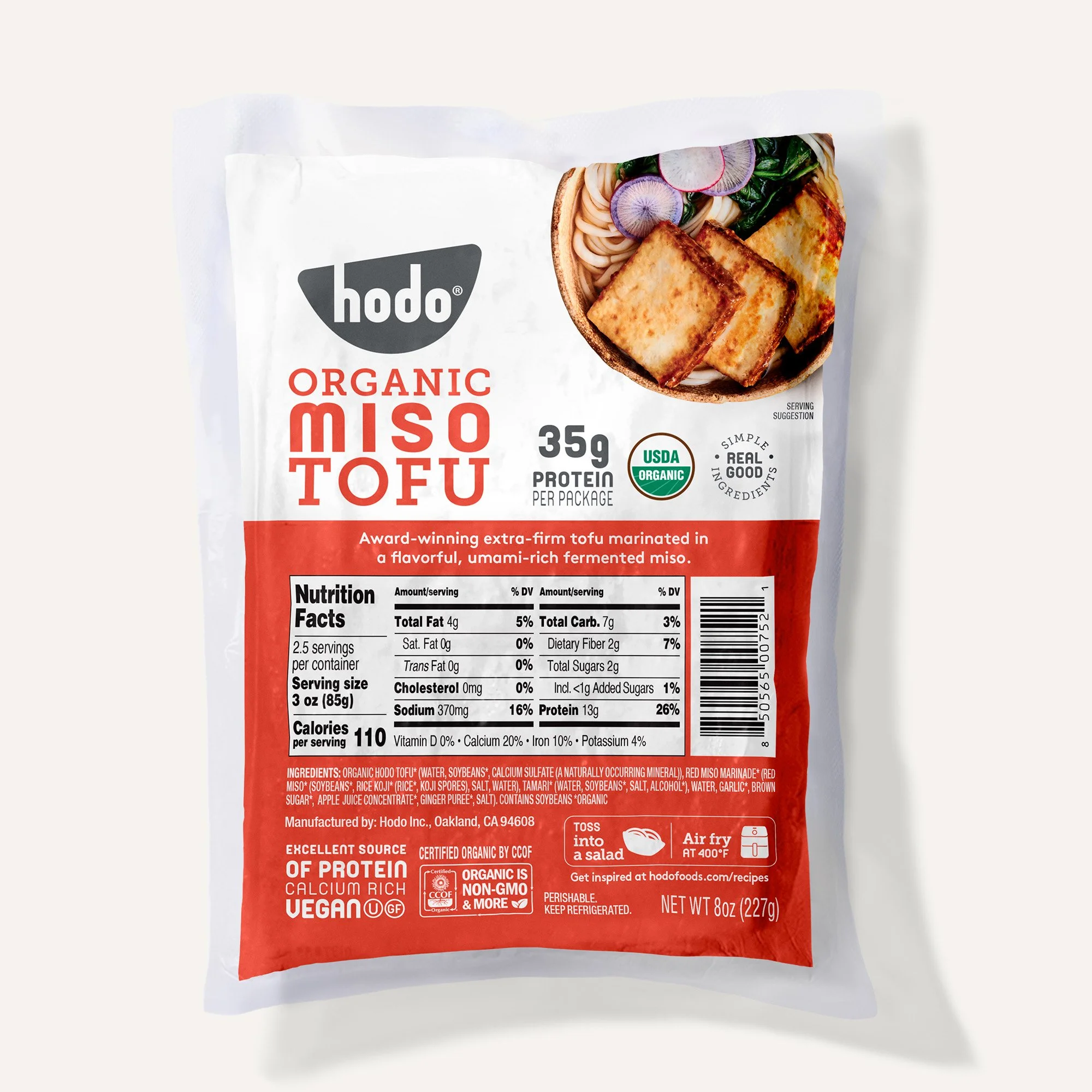 Hodo Foods Organic Miso Tofu