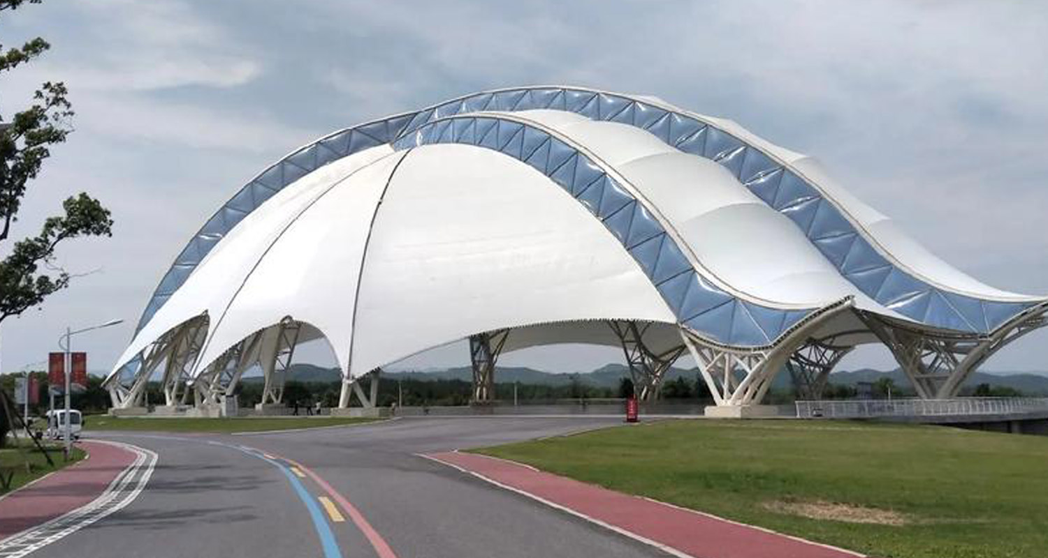 Relle Decoration Material Guangzhou Co.,Ltd. PTFE Membrane Covering System for Outdoor Facilities