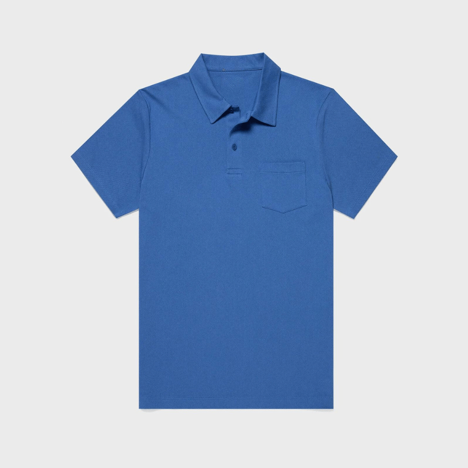 Weft Apparel Blue Pocket Polo
