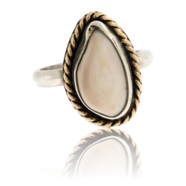 Park City Jewelers Elk Ivory Tooth Trophy Braided Ring