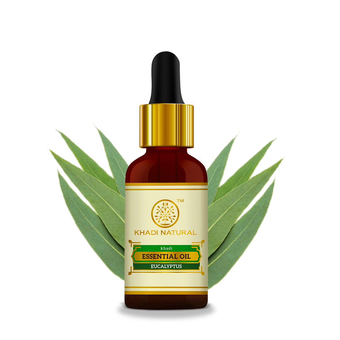 Khadi Natural Eucalyptus - Pure Essential Oil - 15ml