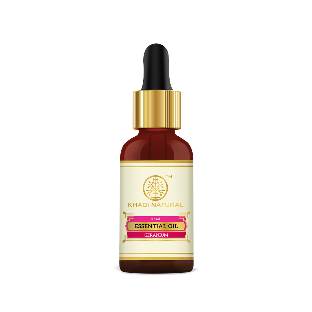 Khadi Natural Herbal Geranium Essential Oil - 15ml