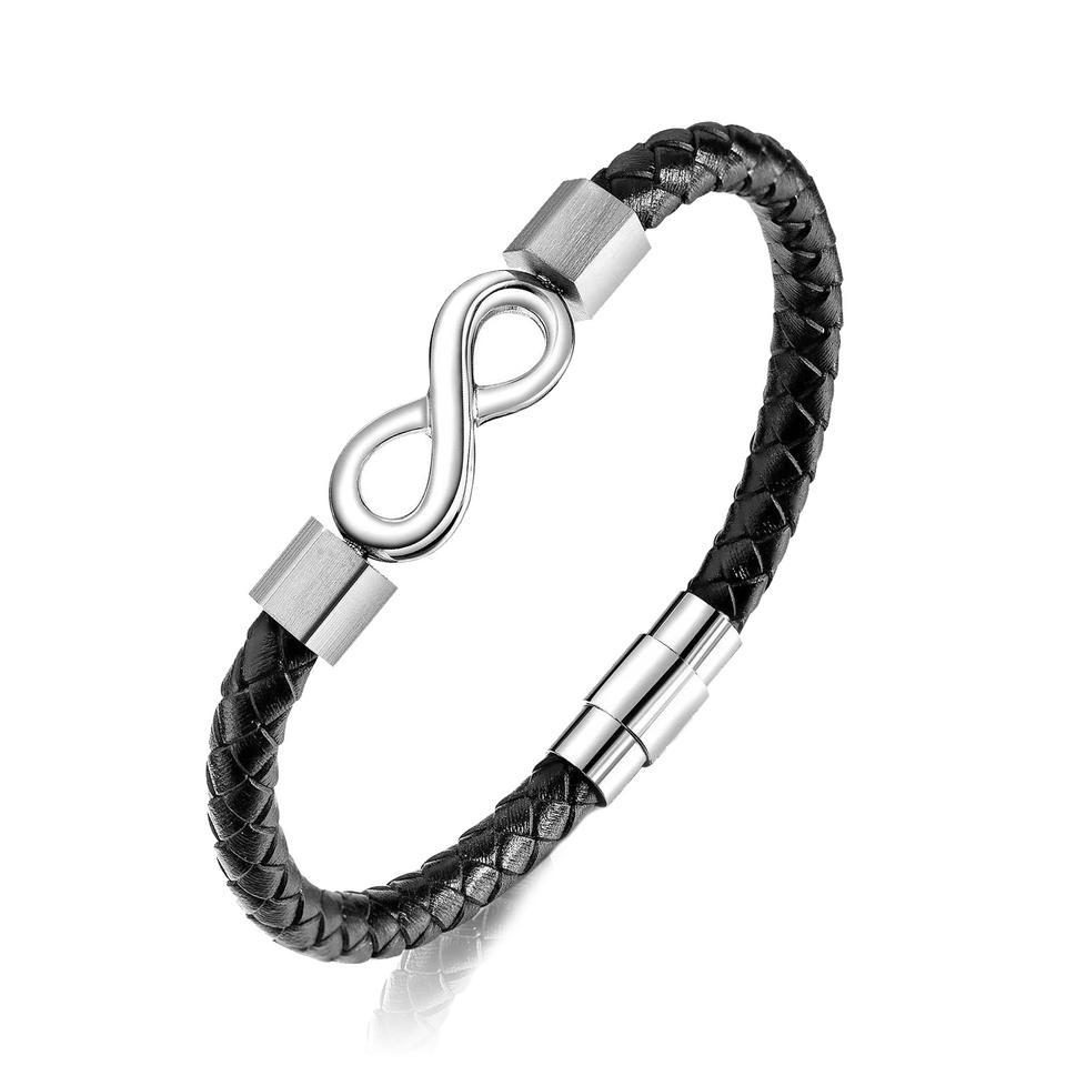 Dongguan An Bella Jewelry Company Limited Stainless Steel Men's Bracelet Europe and the United States Hip Hop Fashion Infinite love...
