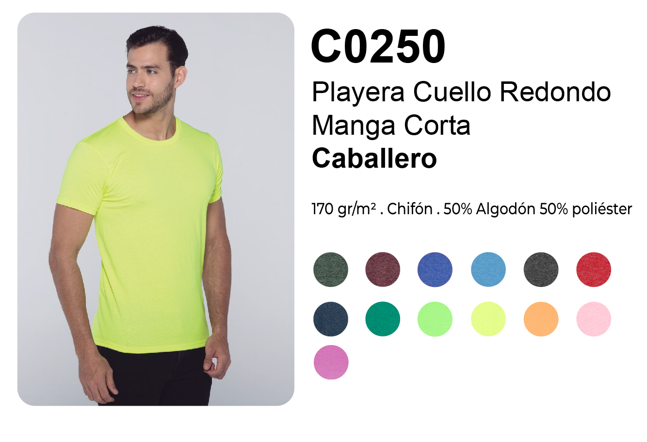 Creatuplayera Playera Jaspe para Hombre