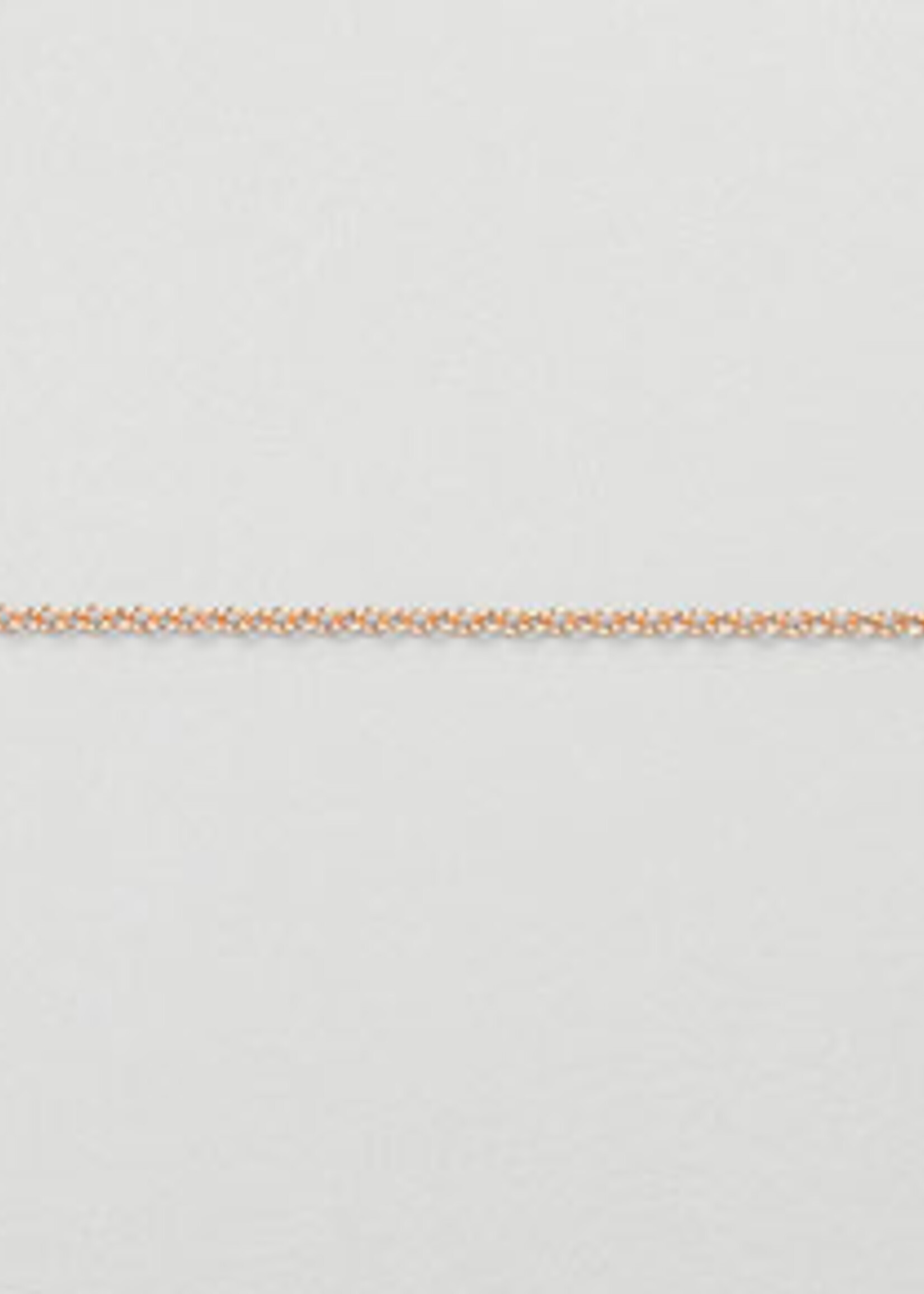 da Bead Shop 1.2mm Cable Chain 14k Rose Gold Filled Inch