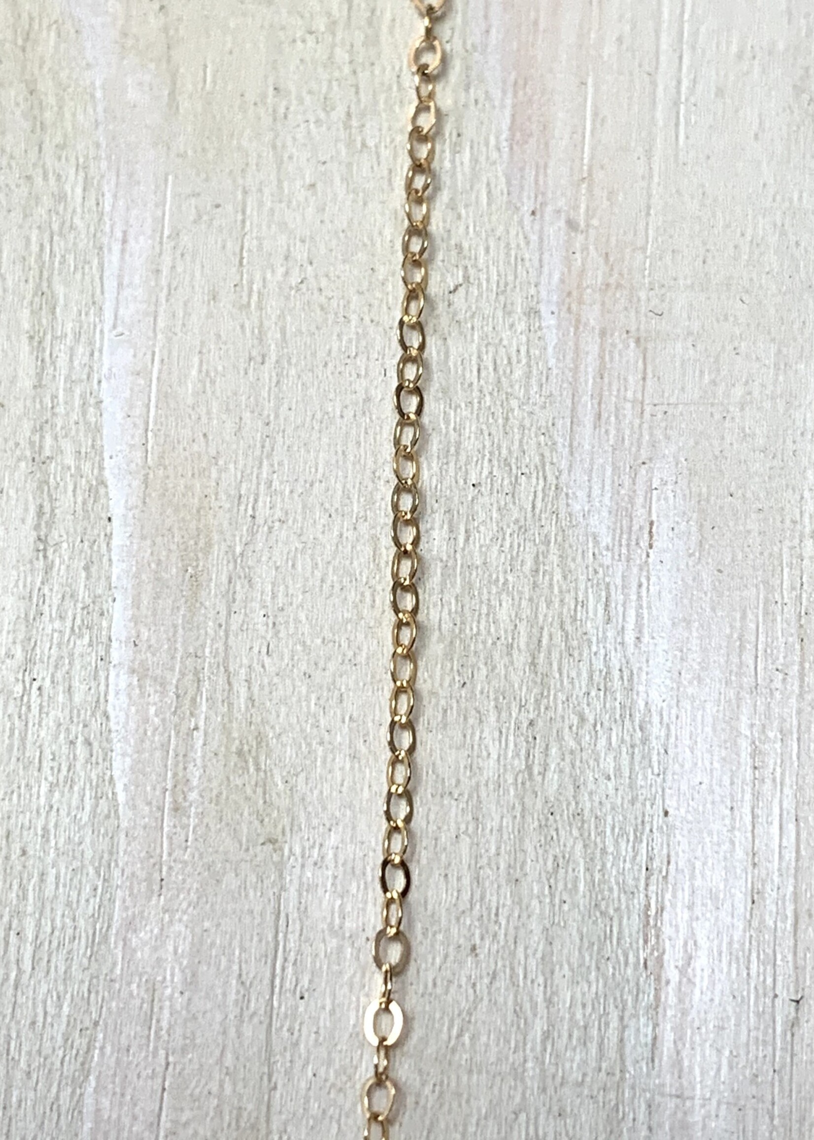 da Bead Shop 1.3mm Chain Flat Cable 14k Gold Filled Inch