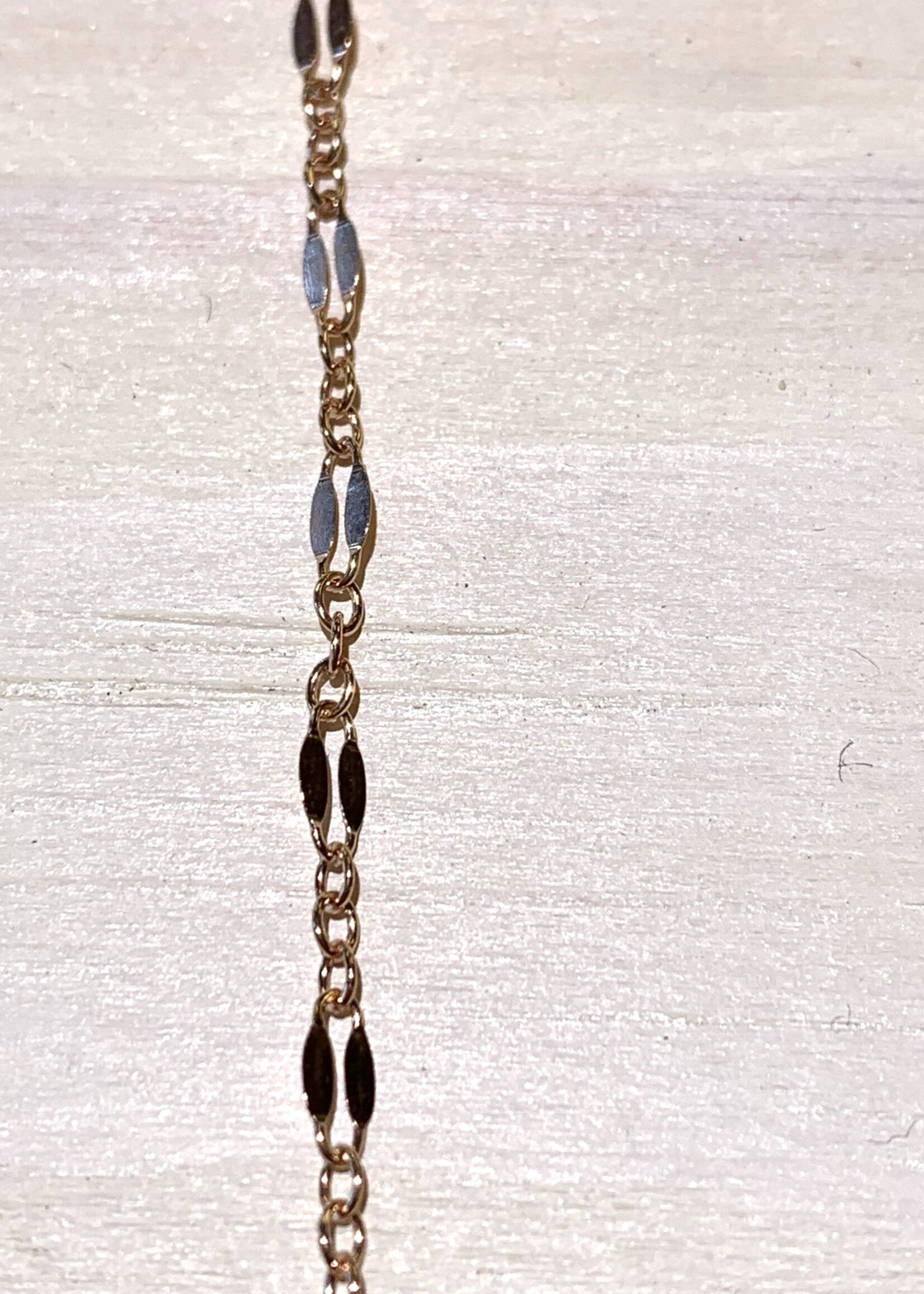 Coffee Bean Chain 14k Rose Gold Filled Inch