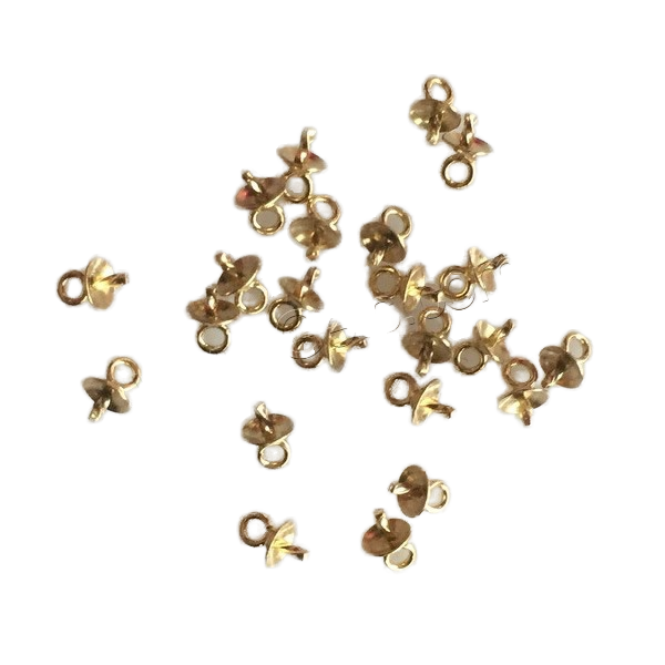 Yiwu Gupu Accessories Firm New 14K Gold Filled Peg Bail Pendant Connector 4.5x3x0.6mm Hole 1mm Jewelry Components...