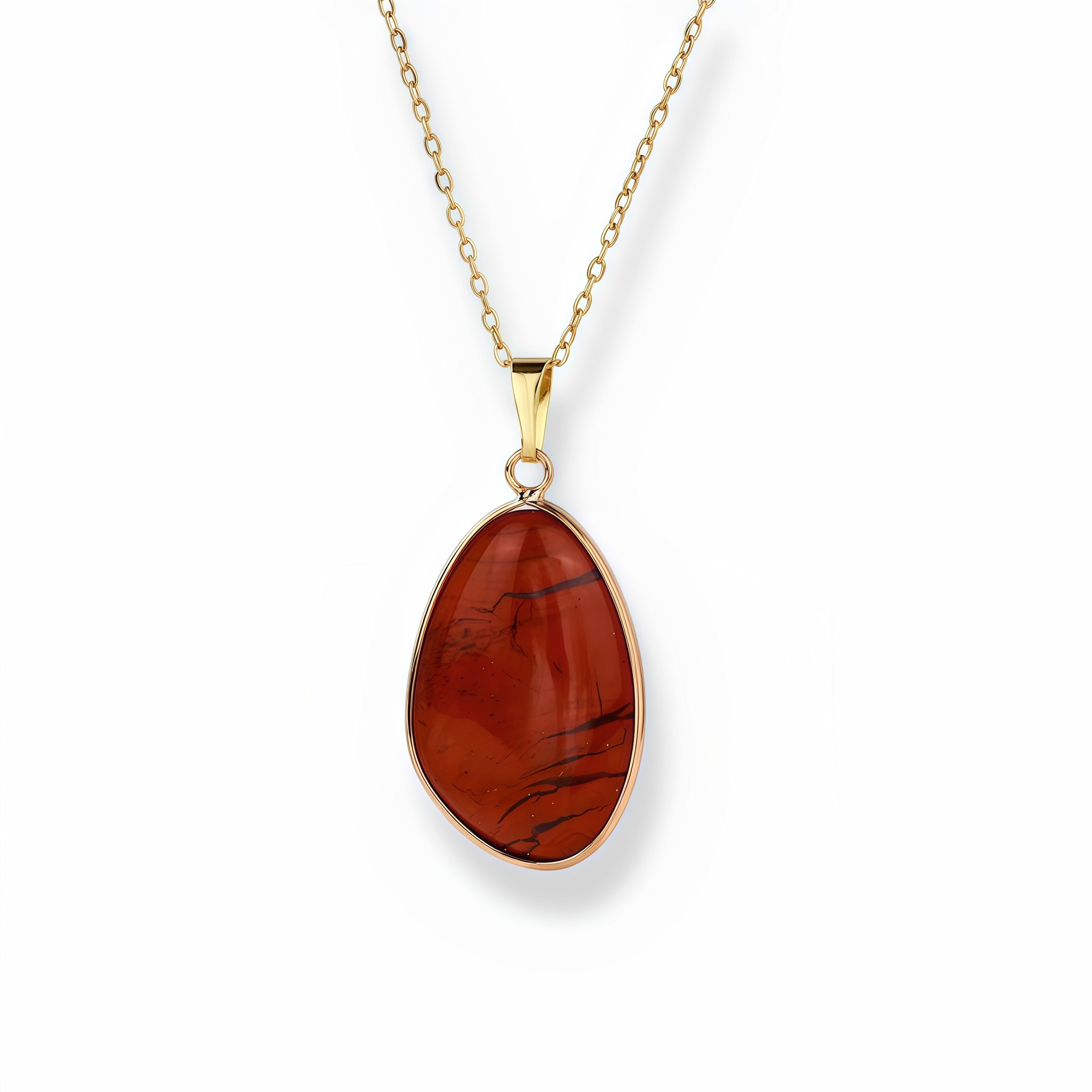 NEVA Sienna Red Jasper Necklace