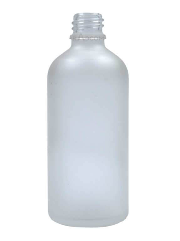 Radcom Packaging Pvt Ltd 100ML - Clear Frosted-Dropper Bottles