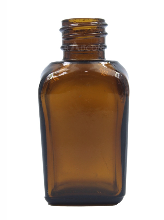 20ML - Amber-Square Dropper Bottles