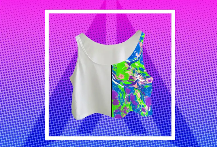 Artcify Incorporated Crop Top