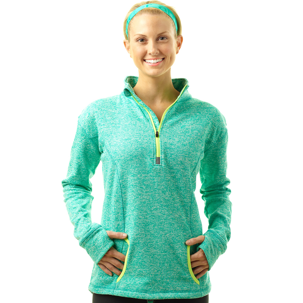 J America LADIES COSMIC FLEECE 1/4 ZIP