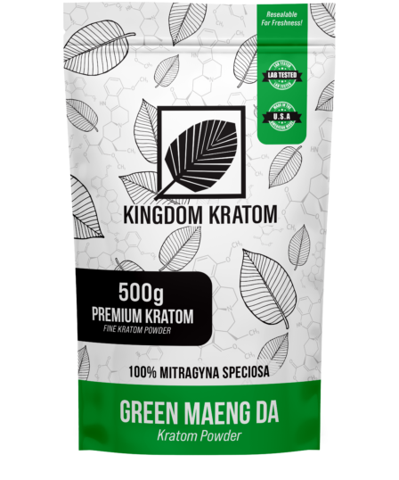 Kingdom Kratom Green Maeng Da Kratom Powder