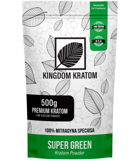 Kingdom Kratom Super Green Borneo Kratom Powder