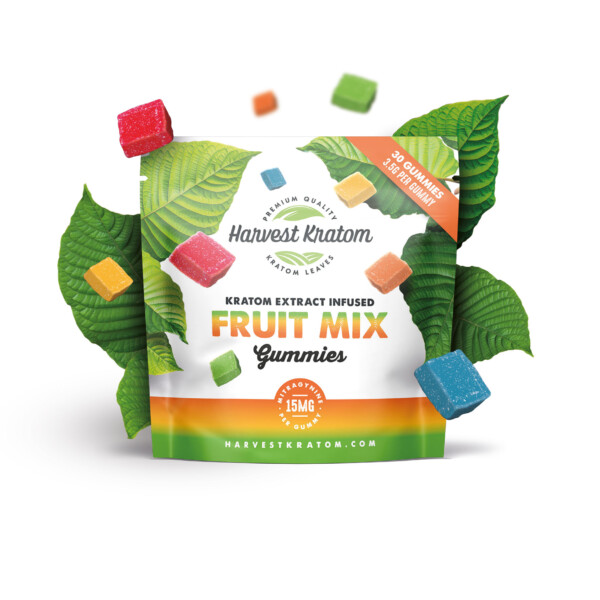 Harvest Kratom Kratom Extract Infused Gummies - Fruit Mix