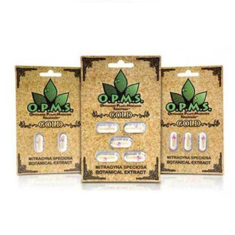 OPMS Opms Gold Kratom Capsules 2 capsules, 3 capsules, 5 capsules