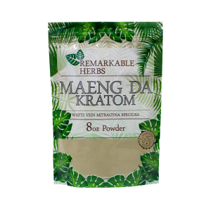 Remarkable Herbs Maeng Da White Vein Kratom Powder 8 oz.