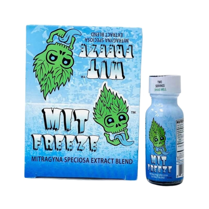 My Smoke Wholesale Mit Freeze Kratom Extract Shots - 15ml Bottle - 12 Counts Per Box