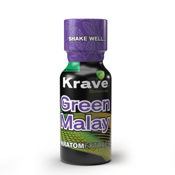 Krave Botanicals Green Malay Kratom Shot