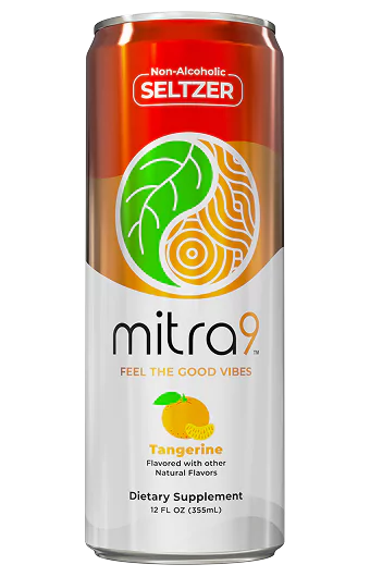 Mitra9 Tangerine Kratom Seltzer