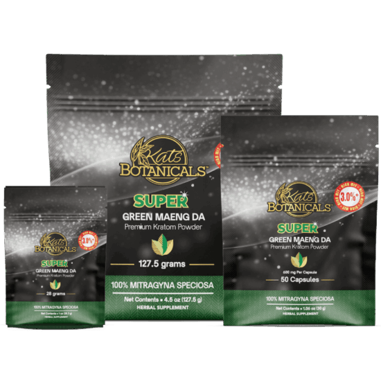 Kats Botanicals Super Maeng Da Green Vein Kratom