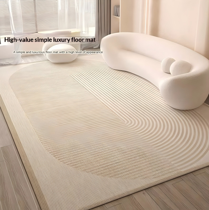 Xi'an Shuoyang Trading Co., Ltd. Cream Style Light Luxury Printed Carpet Living Room Dirt Resistant Easy Care High-end...
