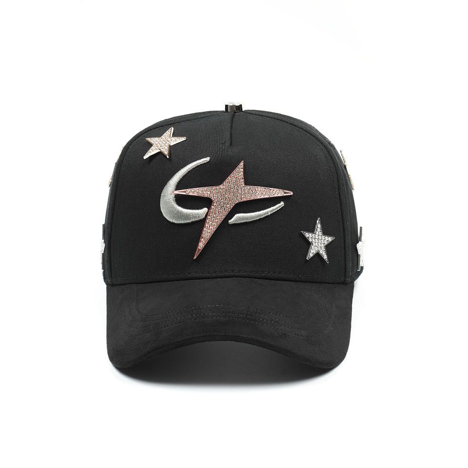 Dongguan Honghuida Sports Products Co., Ltd. Oem 5 Panel Baseball Cap a Frame Hats Mens Gold Hat Performance Wide Brim Suede Baseball...