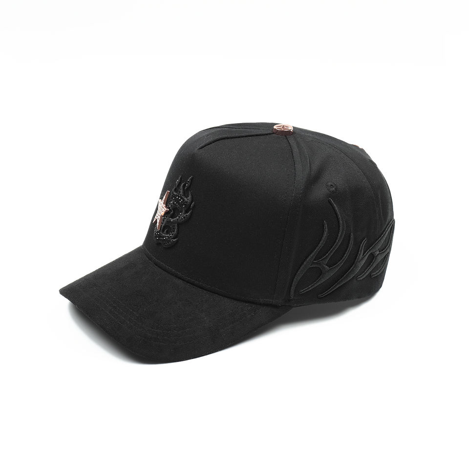 Dongguan Honghuida Sports Products Co., Ltd. En Stock Black Unisex Adult Curved Brim 5 Panel Thirty One Hats LA Baseball Cap Gorras...