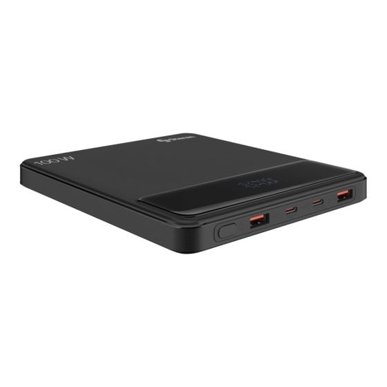 Steren Power Bank de 20,000 mAh PD 100 W / QC 30 W con 2 salidas USB C y 2 salidas USB
