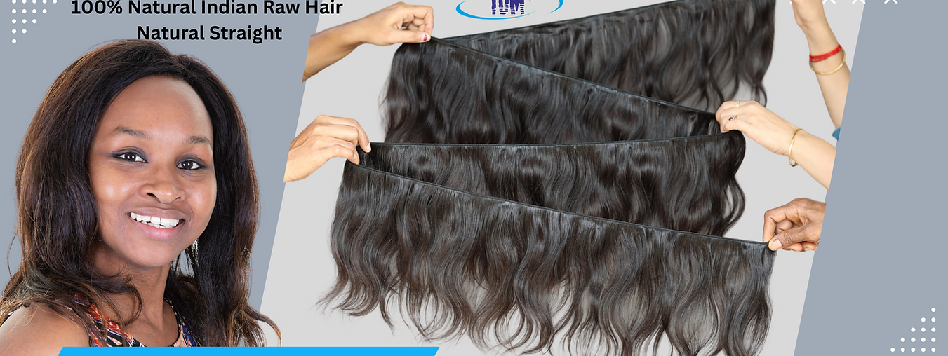 IDM Exim India Pvt Ltd Natural Indian Straight Hair Weft Bundles