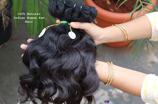 IDM Exim India Pvt Ltd Indian Natural Curly Raw Hair Weft Bundles