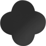Black Plated Stainless Steel Polished Finish