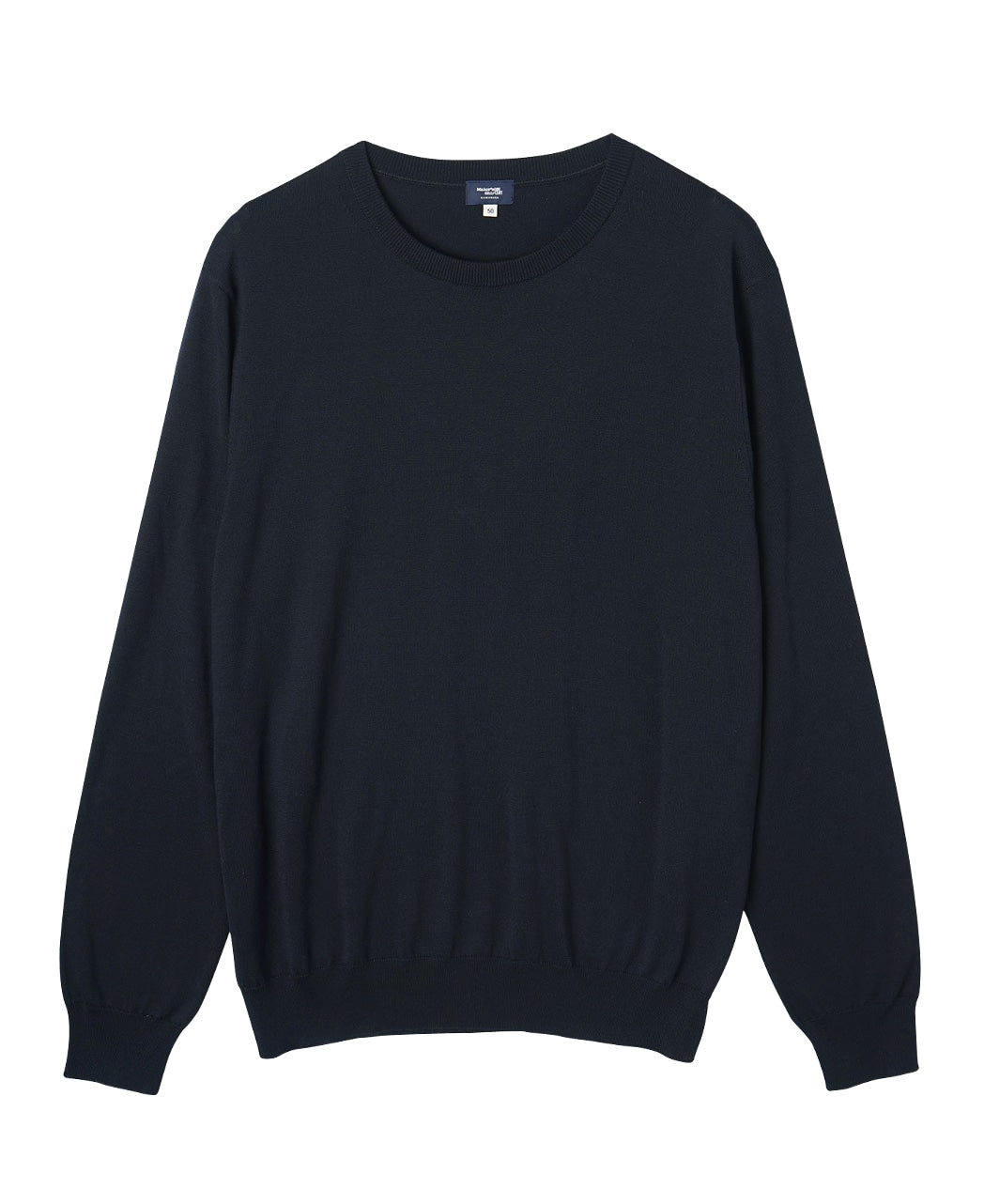 Kamakura Shirts 18G Crew Neck Knit Washable Silk