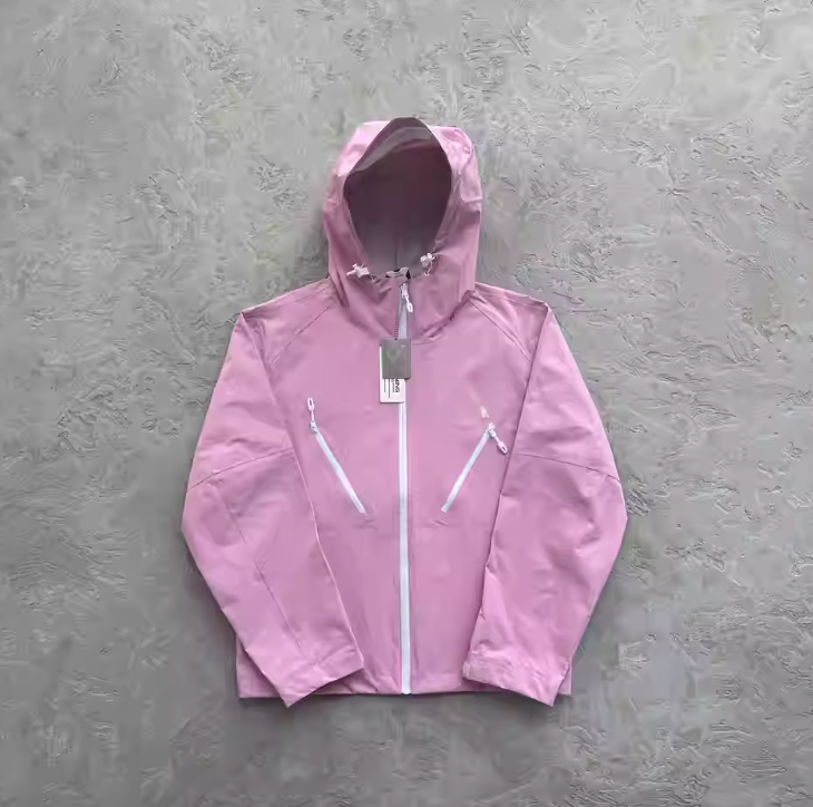 Dongguan Extreme Stitch Garment Co., Ltd. Mertra Water Reactive Outdoor Waterproof Jacket Man Soft Shell Windbreaker Canvas Stand...