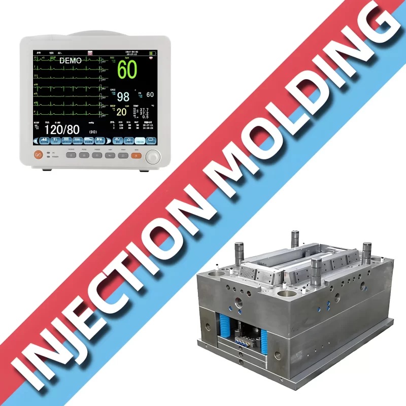 Tongsheng Mold Custom ODM/OEM ECG Monitor Injection Moulds Cardiac Monitor Mold Electrocardiogram Mold