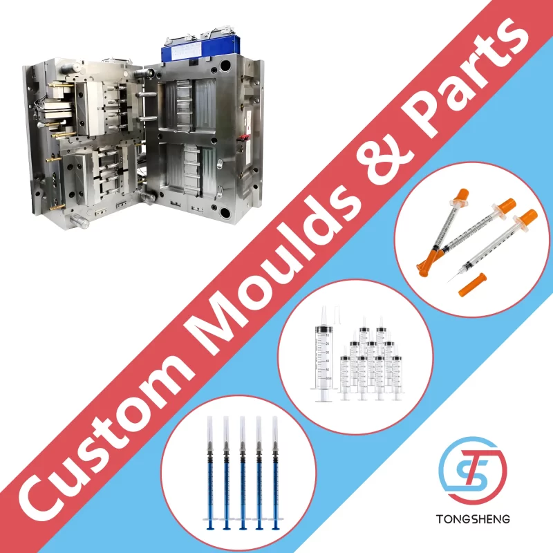 Tongsheng Mold ODM/OEM Custom Medical Syringe Injection Molds Hot Cold Runner Hypodermic Syringe Mold...