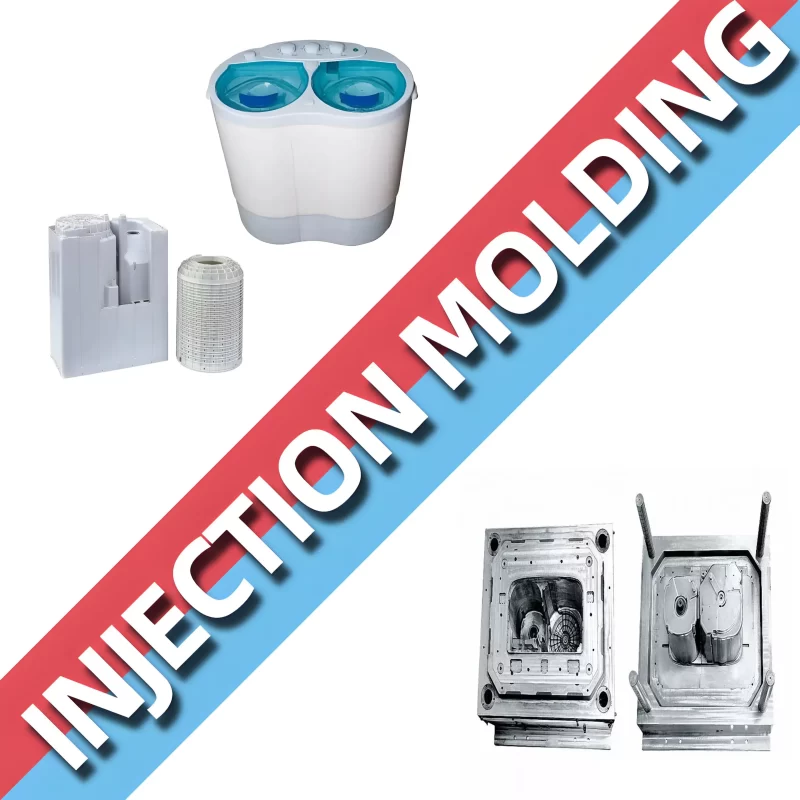 ODM/OEM Household Electric Appliances Custom Washer Parts Injection Mould Washing Machine Components Mold for Washing Machine