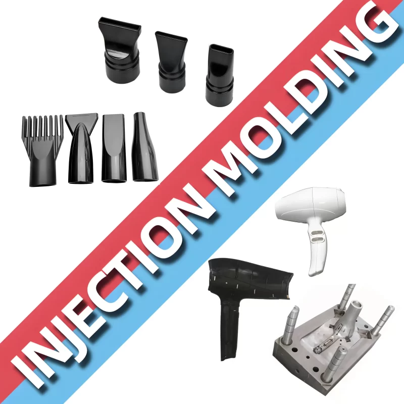 ODM/OEM Household Electric Appliances Customized hair drier PVC Injection Molding Mould mold for hair drier