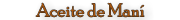 NUTRIN Aceite de Maní