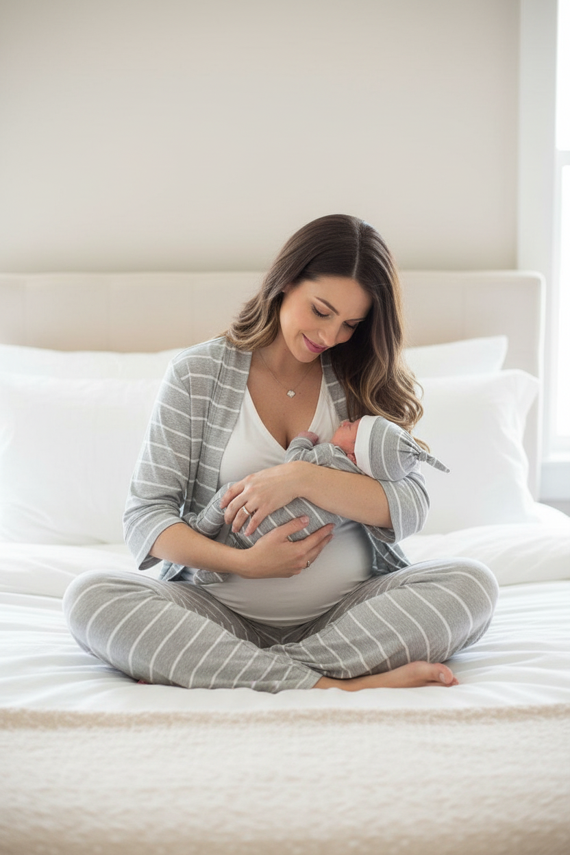 Milk & Baby Analise | 5-Piece Set | Heather Grey