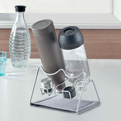 Sarl Mahbouba Hayla Import Export Bottle drying rack with cap holders Sodatex (for 2 bottles)
