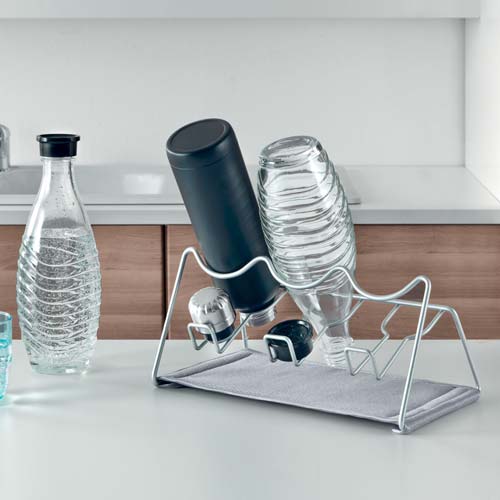 Sarl Mahbouba Hayla Import Export Bottle drying rack with cap holders Sodatex (for 3 bottles)