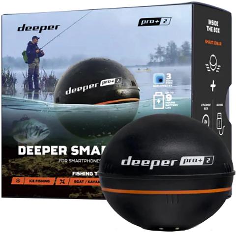 ACI Boland TRADING LLC best selling Deeper Chirp + 2 Smart Sonar Fishing Solution Target Seperation Depth...