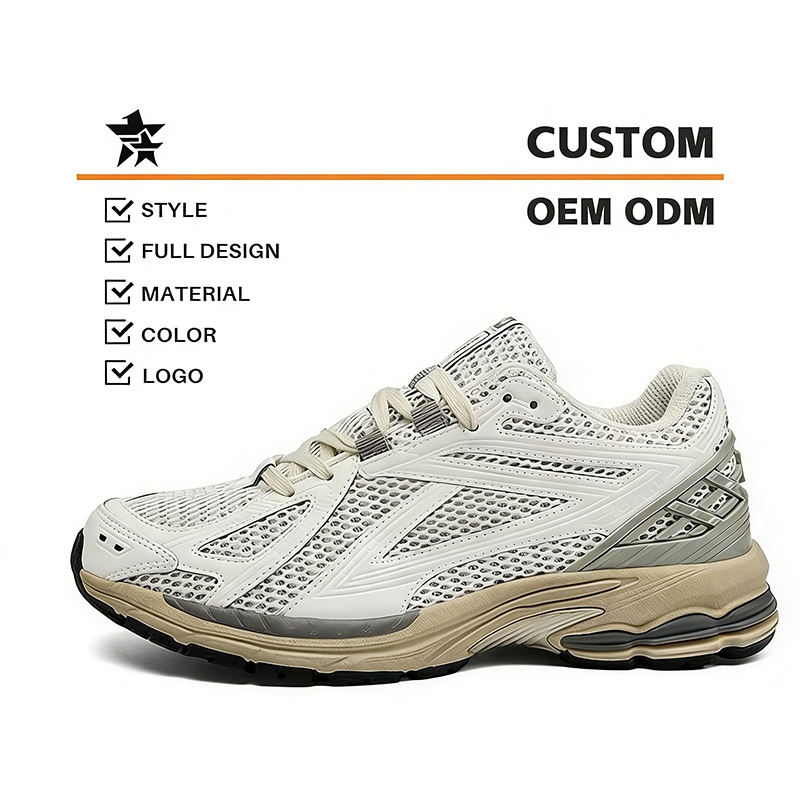 2026 Custom Sneakers Casual Lightweight Breathable Fashion Trend Mesh Upper Anti-Slip Running Shoes for Outdoor